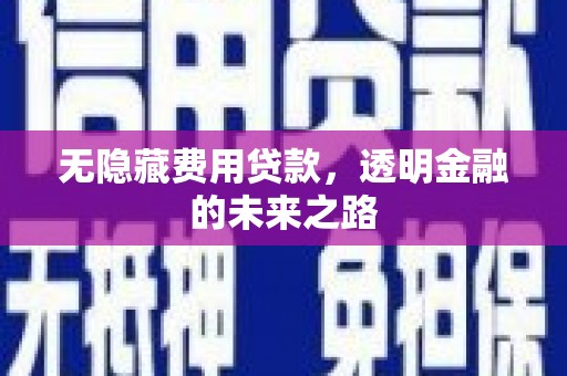 凌源无隐藏费用贷款，透明金融的未来之路