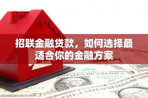 凌源招联金融贷款，如何选择最适合你的金融方案