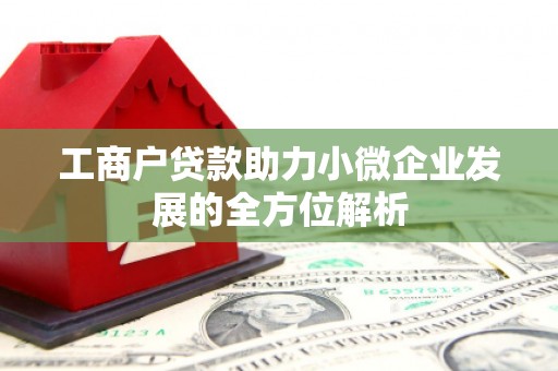 凌源工商户贷款助力小微企业发展的全方位解析