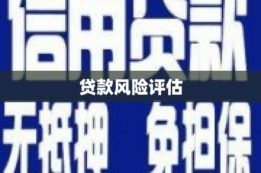 凌源贷款风险评估