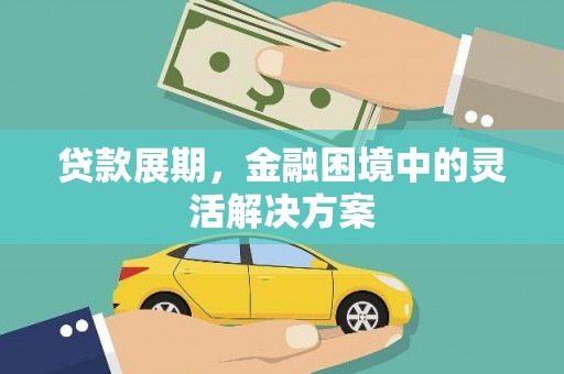 凌源贷款展期，金融困境中的灵活解决方案