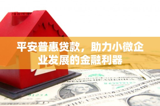 凌源平安普惠贷款，助力小微企业发展的金融利器