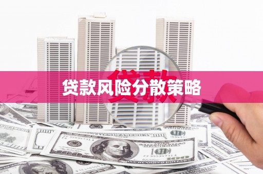 凌源贷款风险分散策略
