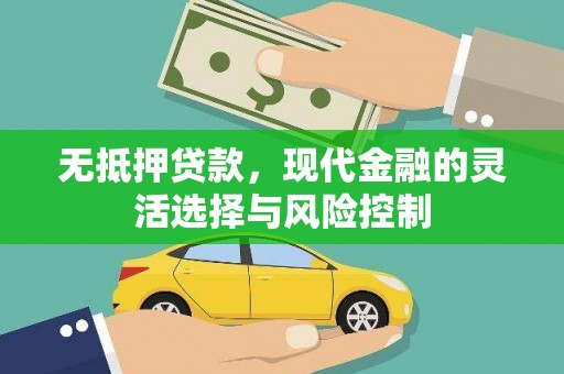 凌源无抵押贷款，现代金融的灵活选择与风险控制