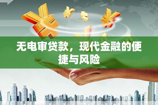 凌源无电审贷款，现代金融的便捷与风险