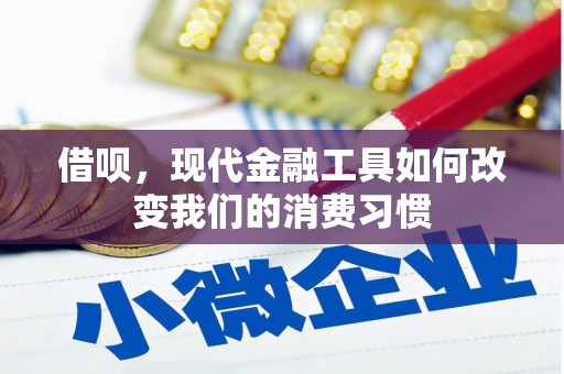 凌源借呗，现代金融工具如何改变我们的消费习惯
