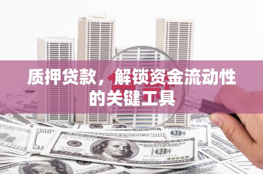 凌源质押贷款，解锁资金流动性的关键工具