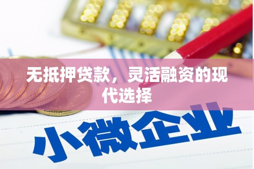 凌源无抵押贷款，灵活融资的现代选择
