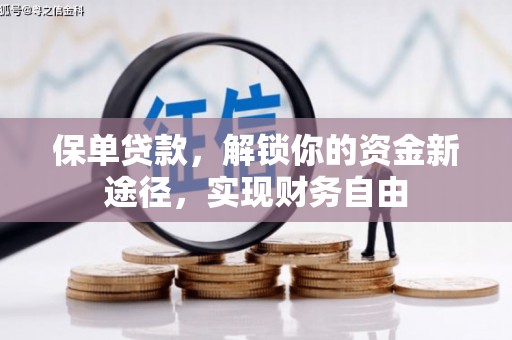 凌源保单贷款，解锁你的资金新途径，实现财务自由